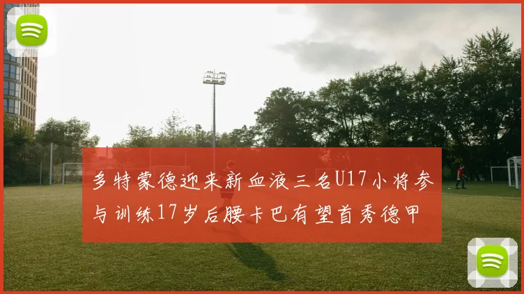 多特蒙德迎来新血液三名U17小将参与训练17岁后腰卡巴有望首秀德甲